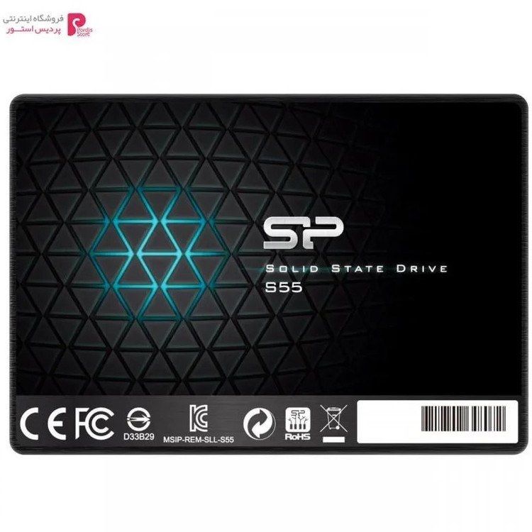 حافظه اس اس دی اینترنال سیلیکون پاور مدل Slim S55 ظرفیت 960 گیگابایت